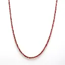 Ruby Tennis Necklace