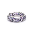 Blue Pink Purple Sapphire Mix & Match Ring