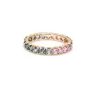 Pastel Pink Blue Ombre Ring