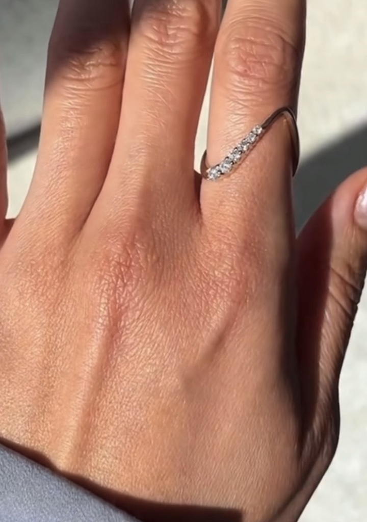 Diamond Wave Ring