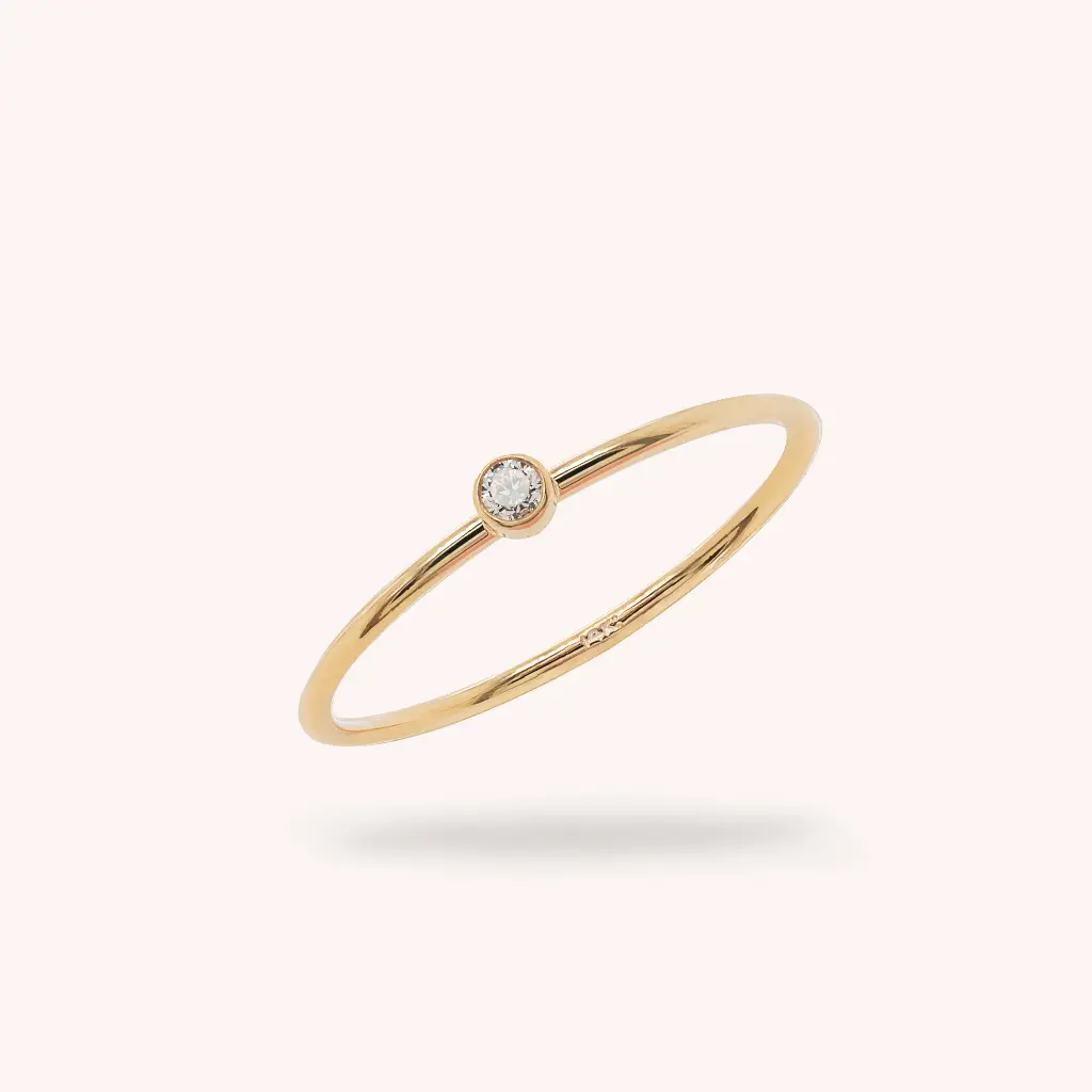 Minimal Diamond Ring