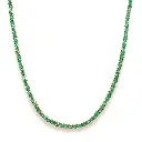 Emerald Tennis Necklace 