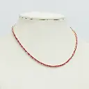 Ruby Tennis Necklace