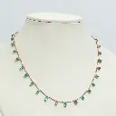 Emerald Mix Shape Necklace