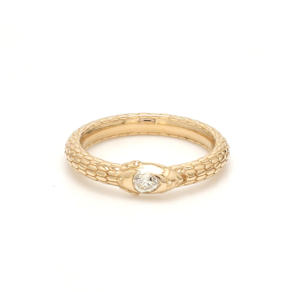 Diamond Snake Ring