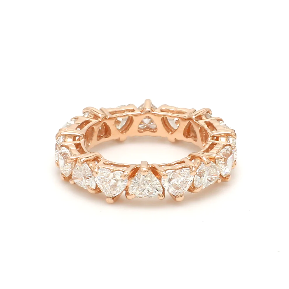 Diamond Heart Eternity Ring