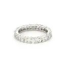 Diamond Oval Infinity Ring