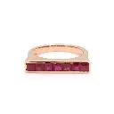 Ruby Bar Ring