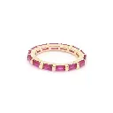 Ruby Horizontal Baguette Ring