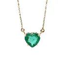 Emerald Heart Pendant