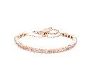 Pink Sapphire Bolo Chain Bracelet