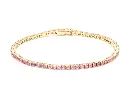 Pink Sapphire Small Tennis Bracelet