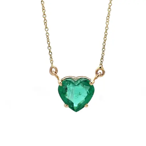 Emerald Heart Pendant