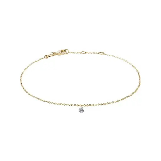 Diamond Round Hanging Bracelet