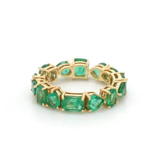 Emerald Mix Shape Ring