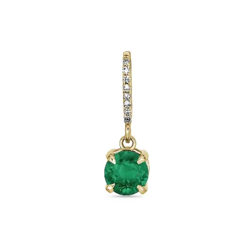 Emerald & Diamond Luxe Pendant Necklace