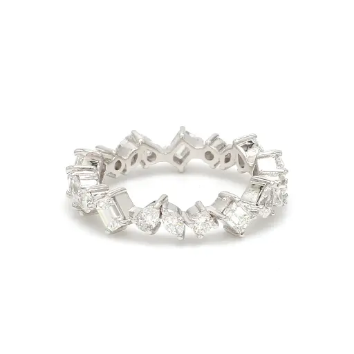 Diamond Mix Shape Eternity Ring